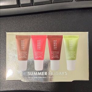 Summer Fridays Lip Butter Balm Minis - Coral, Berry, Lime